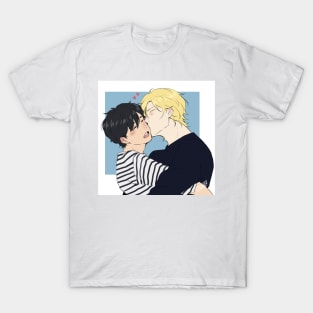 Ash and Eiji Soft Kiss T-Shirt